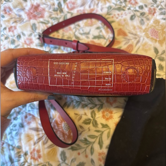 rag & bone Rouge Croco Micro Atlas Crossbody bag - Picture 6 of 10